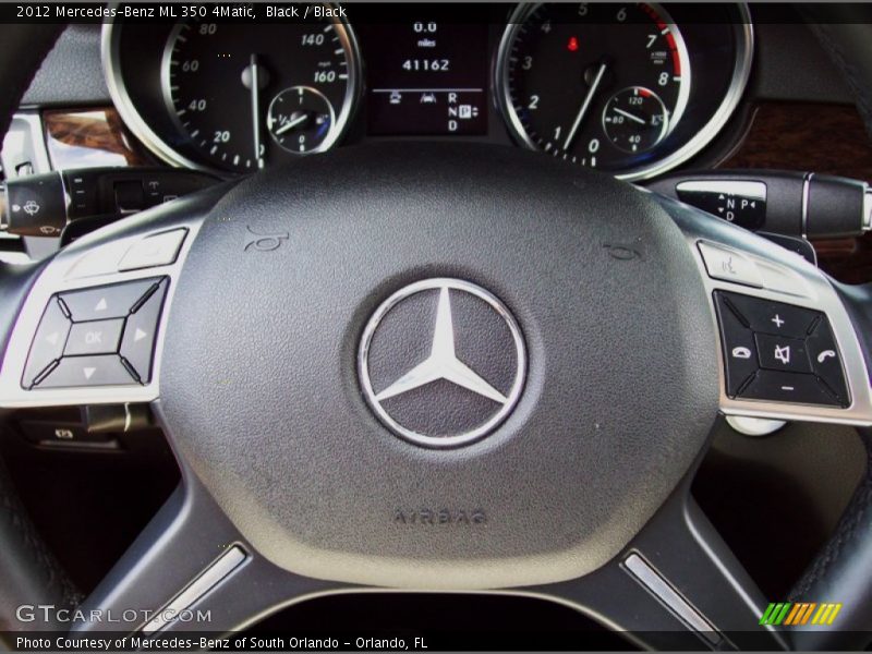 Black / Black 2012 Mercedes-Benz ML 350 4Matic