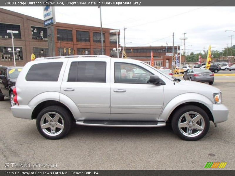 Bright Silver Metallic / Dark/Light Slate Gray 2008 Dodge Durango Limited 4x4