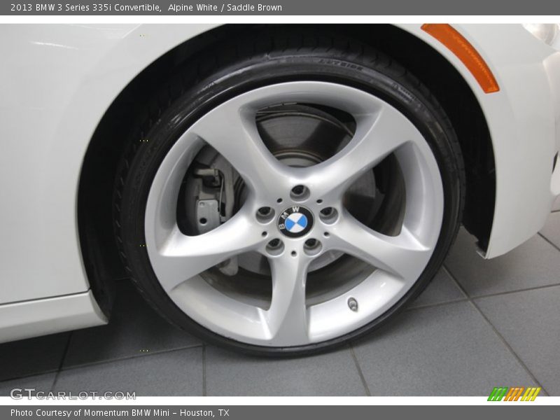 Alpine White / Saddle Brown 2013 BMW 3 Series 335i Convertible