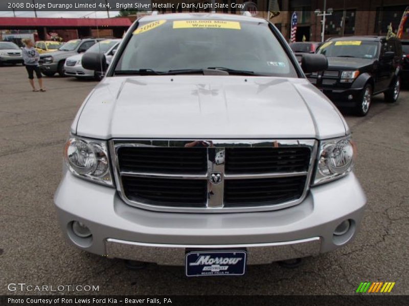 Bright Silver Metallic / Dark/Light Slate Gray 2008 Dodge Durango Limited 4x4