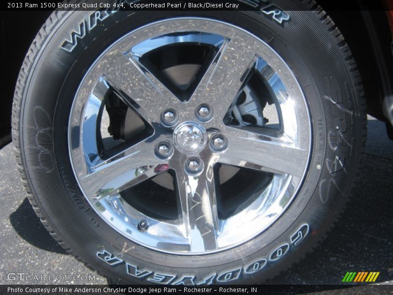 Copperhead Pearl / Black/Diesel Gray 2013 Ram 1500 Express Quad Cab 4x4