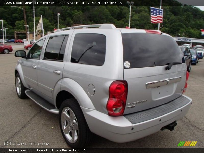 Bright Silver Metallic / Dark/Light Slate Gray 2008 Dodge Durango Limited 4x4