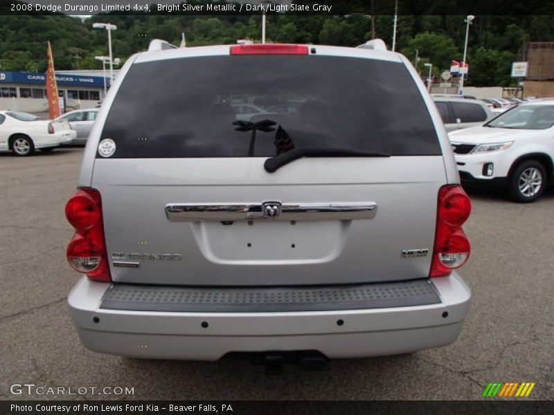 Bright Silver Metallic / Dark/Light Slate Gray 2008 Dodge Durango Limited 4x4