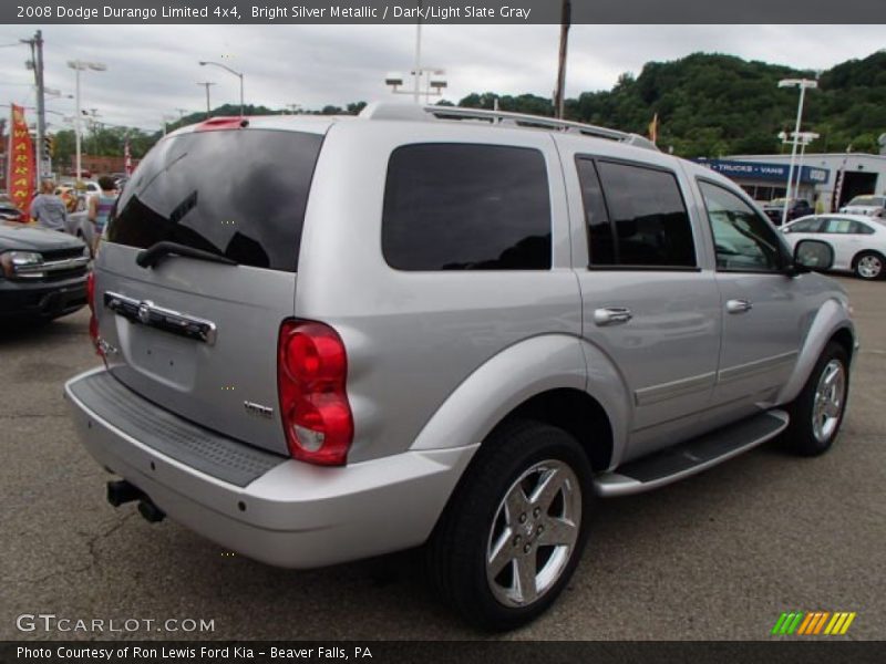 Bright Silver Metallic / Dark/Light Slate Gray 2008 Dodge Durango Limited 4x4