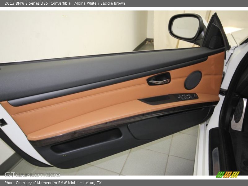 Alpine White / Saddle Brown 2013 BMW 3 Series 335i Convertible