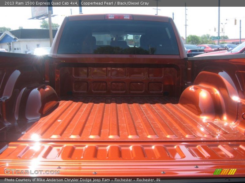 Copperhead Pearl / Black/Diesel Gray 2013 Ram 1500 Express Quad Cab 4x4
