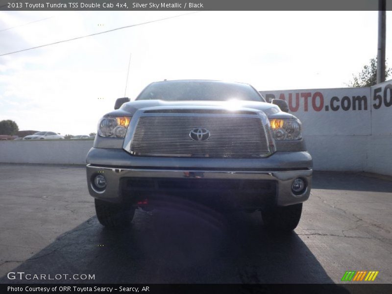 Silver Sky Metallic / Black 2013 Toyota Tundra TSS Double Cab 4x4