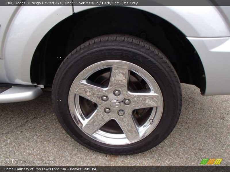 Bright Silver Metallic / Dark/Light Slate Gray 2008 Dodge Durango Limited 4x4