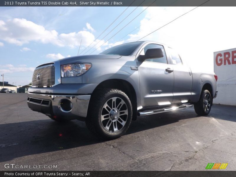 Silver Sky Metallic / Black 2013 Toyota Tundra TSS Double Cab 4x4