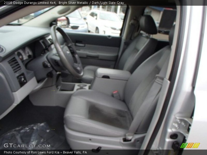 Bright Silver Metallic / Dark/Light Slate Gray 2008 Dodge Durango Limited 4x4