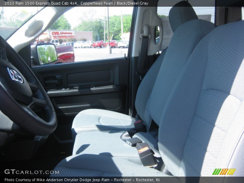 Copperhead Pearl / Black/Diesel Gray 2013 Ram 1500 Express Quad Cab 4x4
