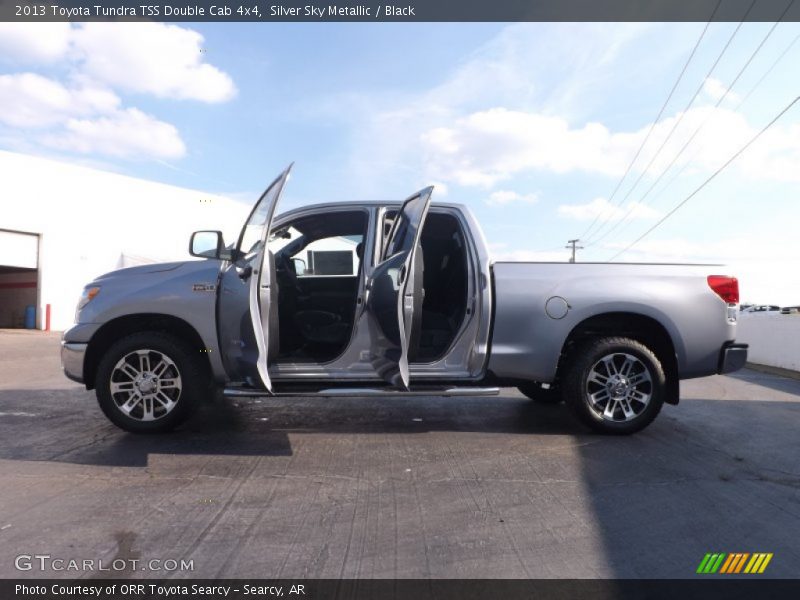 Silver Sky Metallic / Black 2013 Toyota Tundra TSS Double Cab 4x4