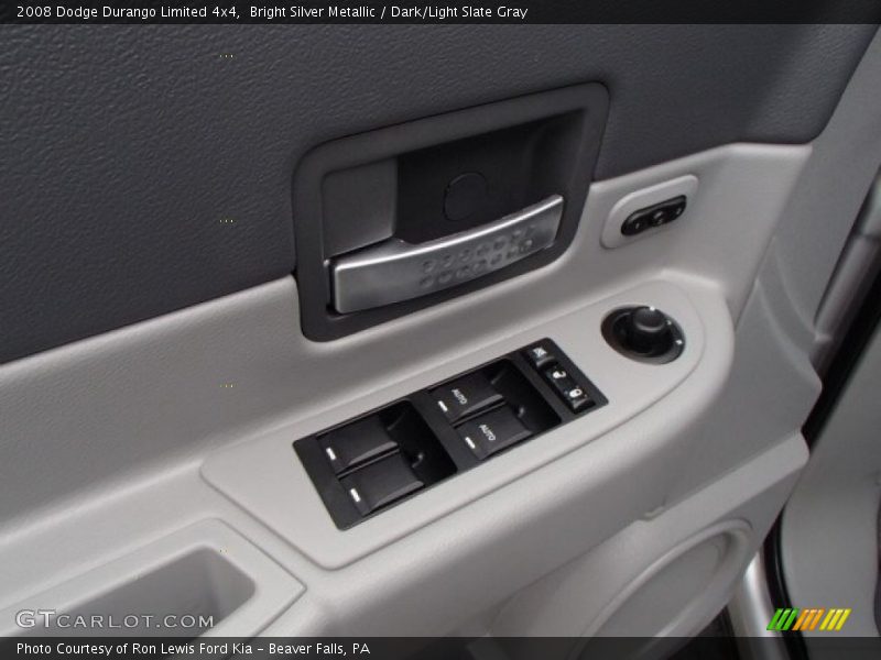 Bright Silver Metallic / Dark/Light Slate Gray 2008 Dodge Durango Limited 4x4
