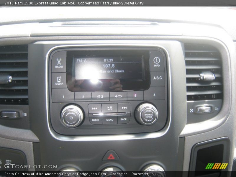 Copperhead Pearl / Black/Diesel Gray 2013 Ram 1500 Express Quad Cab 4x4