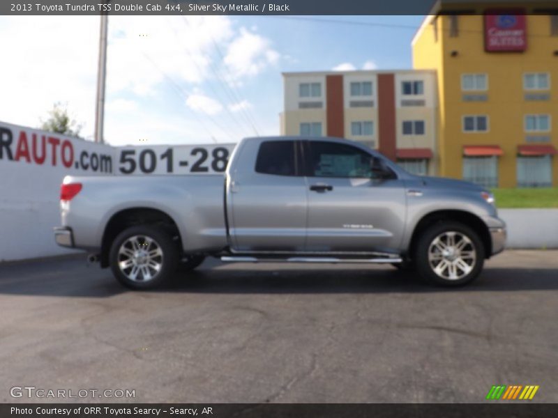 Silver Sky Metallic / Black 2013 Toyota Tundra TSS Double Cab 4x4