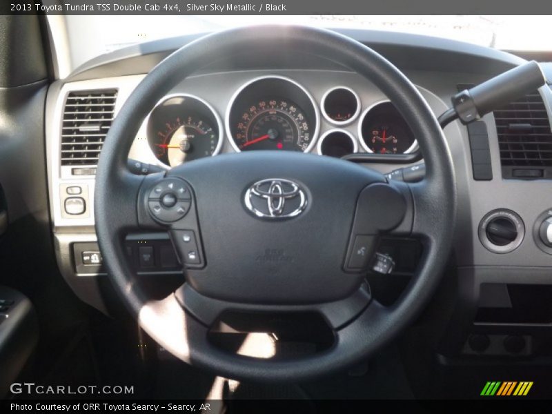 Silver Sky Metallic / Black 2013 Toyota Tundra TSS Double Cab 4x4