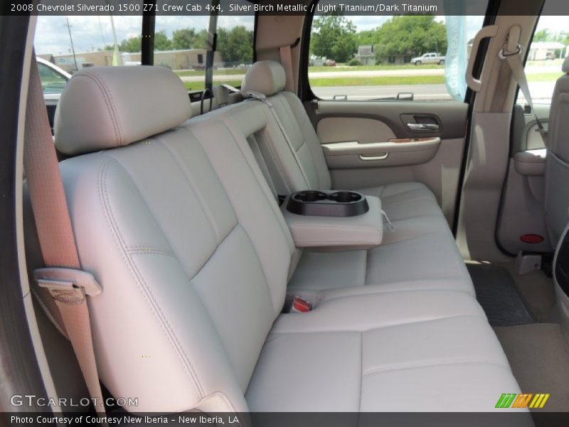 Silver Birch Metallic / Light Titanium/Dark Titanium 2008 Chevrolet Silverado 1500 Z71 Crew Cab 4x4