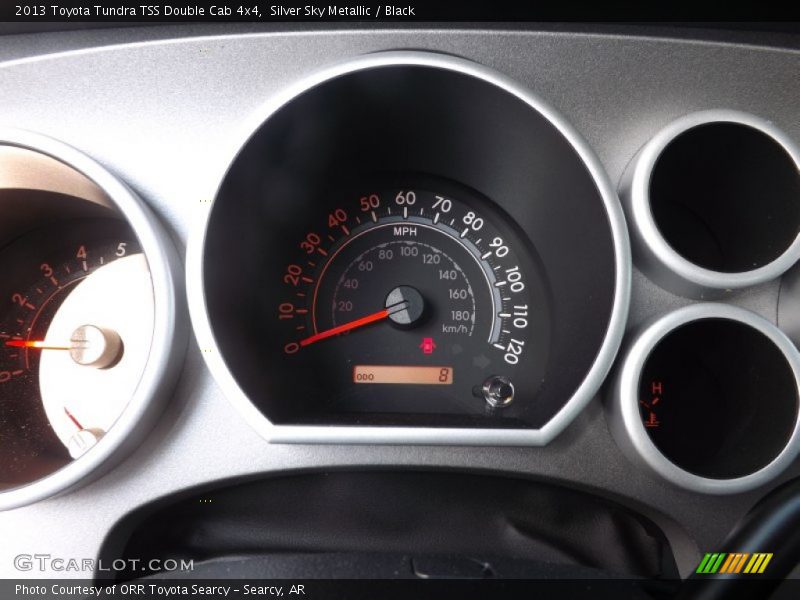Silver Sky Metallic / Black 2013 Toyota Tundra TSS Double Cab 4x4