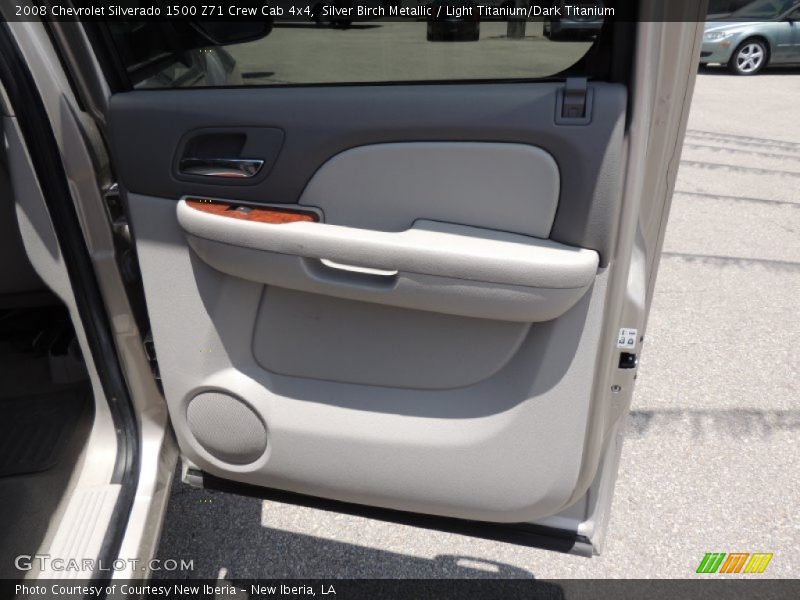 Silver Birch Metallic / Light Titanium/Dark Titanium 2008 Chevrolet Silverado 1500 Z71 Crew Cab 4x4