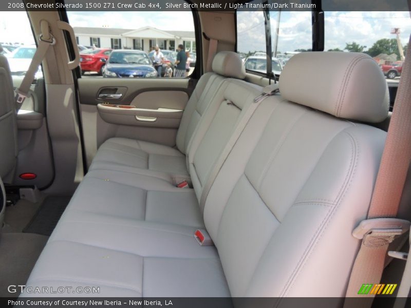 Silver Birch Metallic / Light Titanium/Dark Titanium 2008 Chevrolet Silverado 1500 Z71 Crew Cab 4x4
