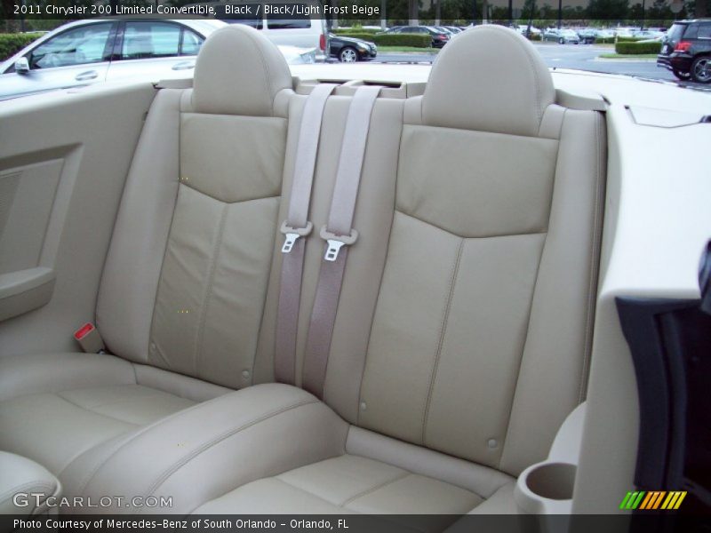 Black / Black/Light Frost Beige 2011 Chrysler 200 Limited Convertible