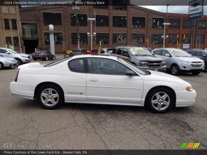 White / Ebony Black 2004 Chevrolet Monte Carlo Supercharged SS