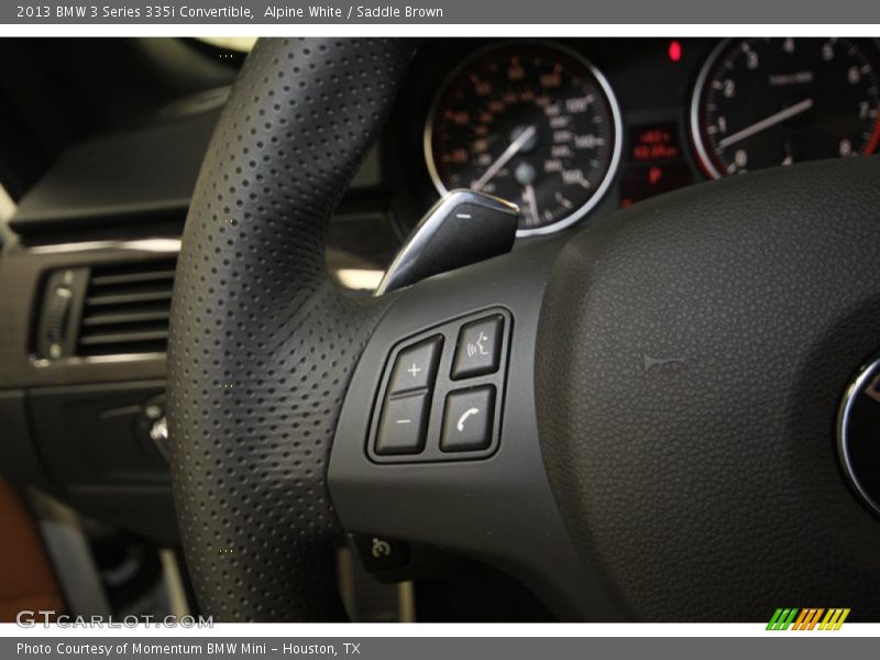 Alpine White / Saddle Brown 2013 BMW 3 Series 335i Convertible