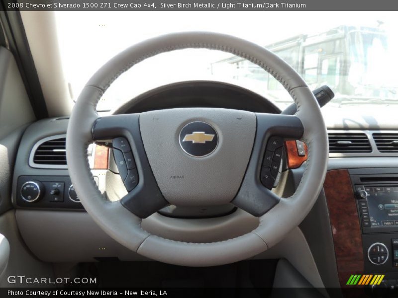 Silver Birch Metallic / Light Titanium/Dark Titanium 2008 Chevrolet Silverado 1500 Z71 Crew Cab 4x4
