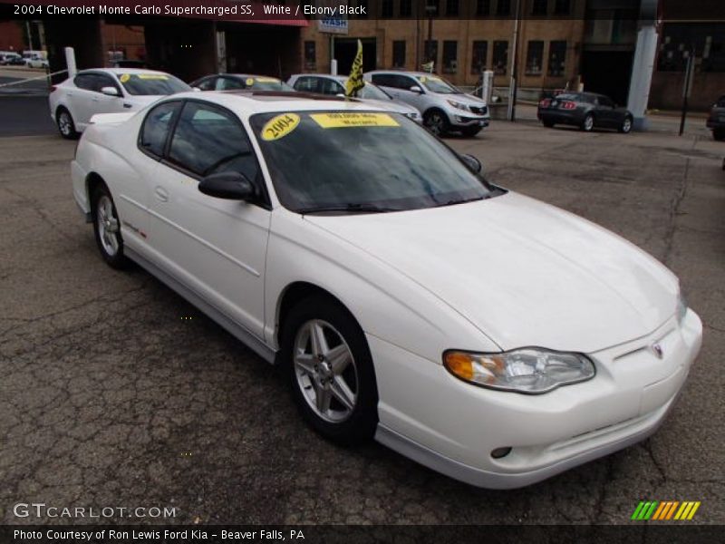 White / Ebony Black 2004 Chevrolet Monte Carlo Supercharged SS
