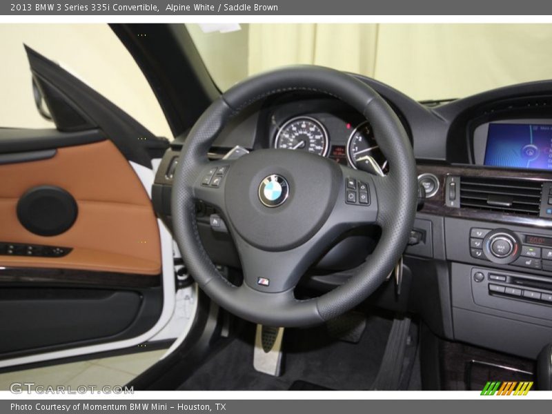 Alpine White / Saddle Brown 2013 BMW 3 Series 335i Convertible