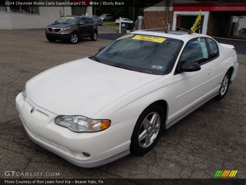 White / Ebony Black 2004 Chevrolet Monte Carlo Supercharged SS