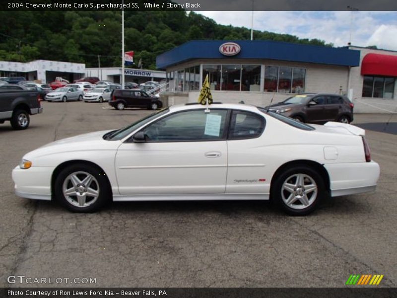 White / Ebony Black 2004 Chevrolet Monte Carlo Supercharged SS