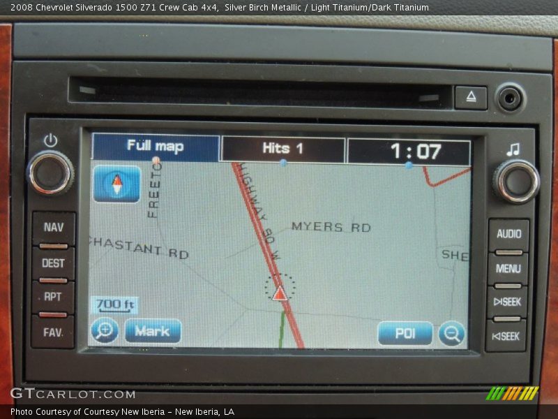 Silver Birch Metallic / Light Titanium/Dark Titanium 2008 Chevrolet Silverado 1500 Z71 Crew Cab 4x4