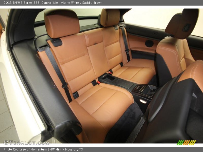 Alpine White / Saddle Brown 2013 BMW 3 Series 335i Convertible