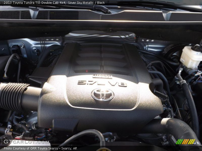 Silver Sky Metallic / Black 2013 Toyota Tundra TSS Double Cab 4x4