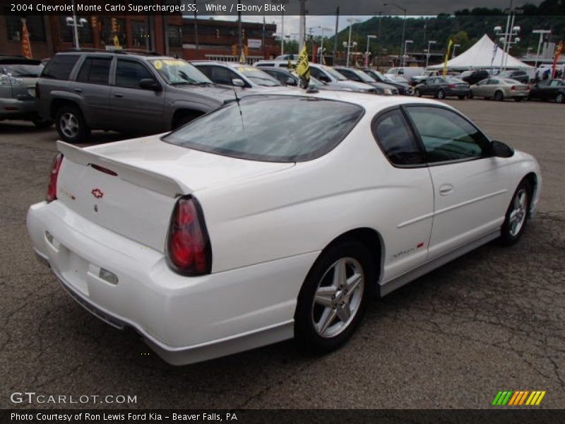 White / Ebony Black 2004 Chevrolet Monte Carlo Supercharged SS