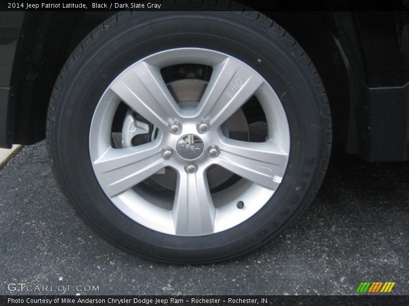 Black / Dark Slate Gray 2014 Jeep Patriot Latitude