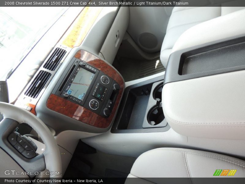 Silver Birch Metallic / Light Titanium/Dark Titanium 2008 Chevrolet Silverado 1500 Z71 Crew Cab 4x4