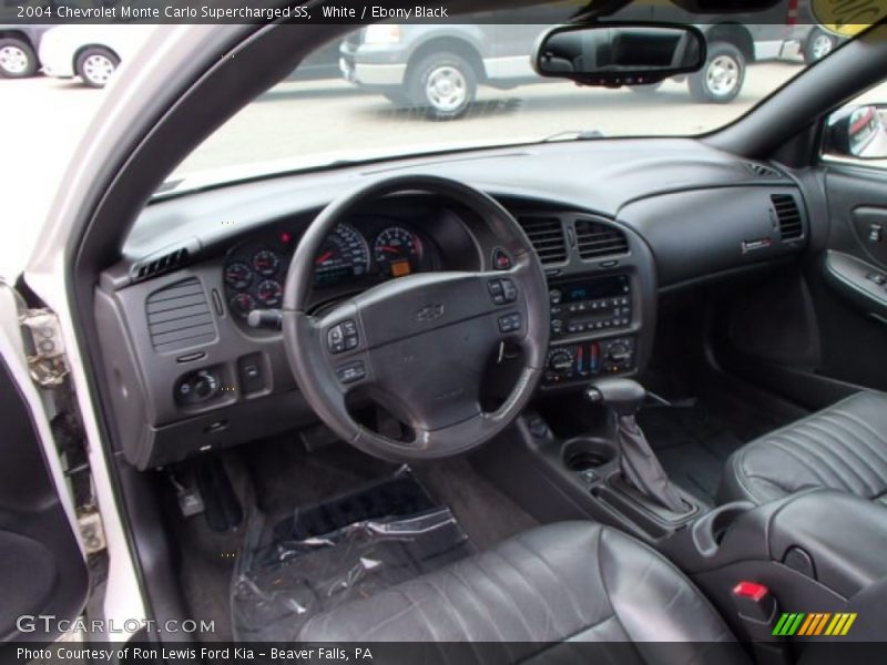 White / Ebony Black 2004 Chevrolet Monte Carlo Supercharged SS