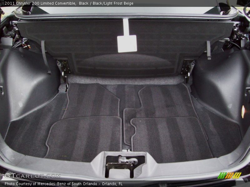 Black / Black/Light Frost Beige 2011 Chrysler 200 Limited Convertible