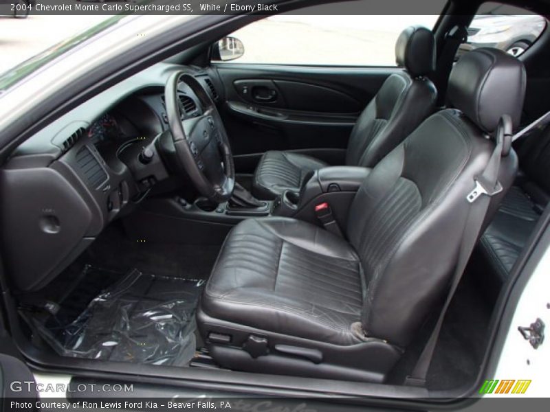 White / Ebony Black 2004 Chevrolet Monte Carlo Supercharged SS