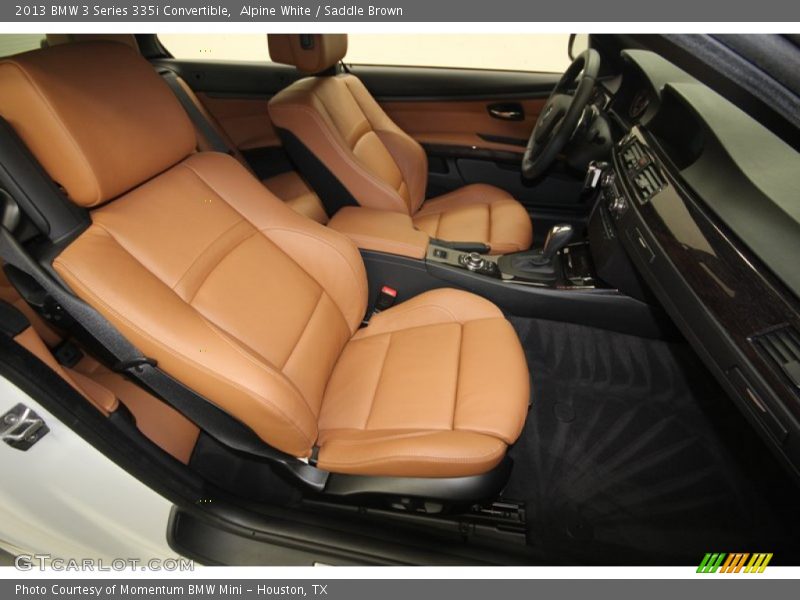 Alpine White / Saddle Brown 2013 BMW 3 Series 335i Convertible