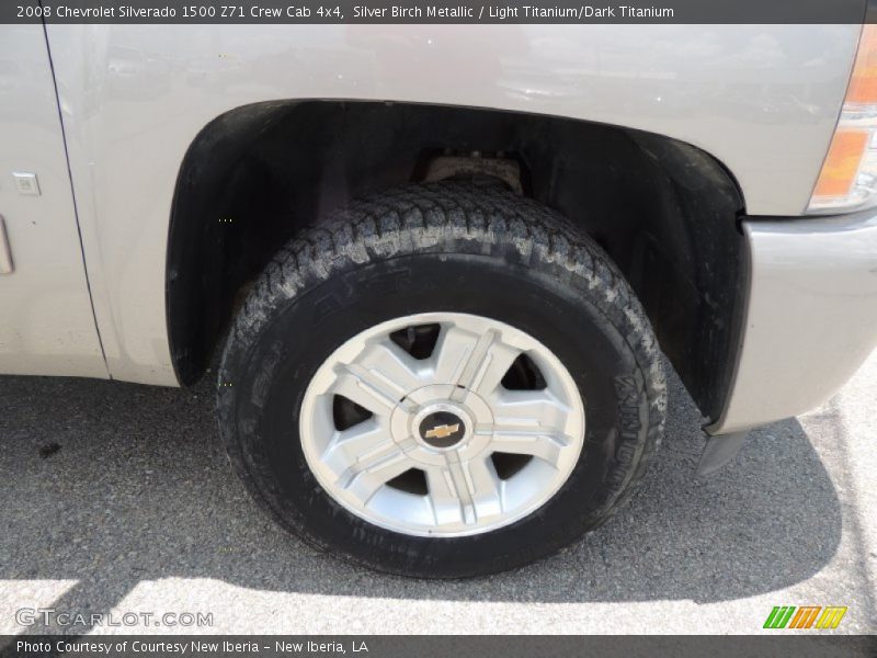 Silver Birch Metallic / Light Titanium/Dark Titanium 2008 Chevrolet Silverado 1500 Z71 Crew Cab 4x4