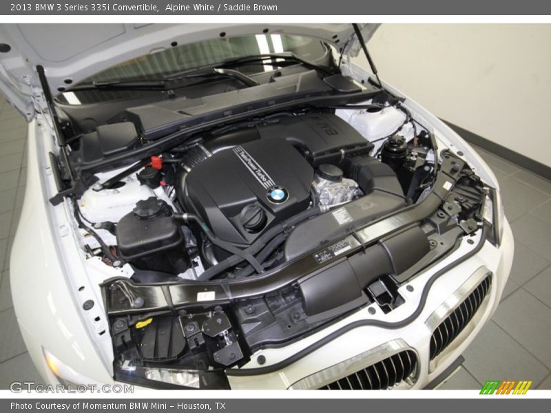 Alpine White / Saddle Brown 2013 BMW 3 Series 335i Convertible