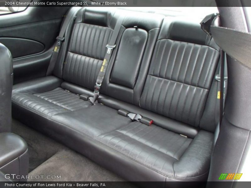 White / Ebony Black 2004 Chevrolet Monte Carlo Supercharged SS