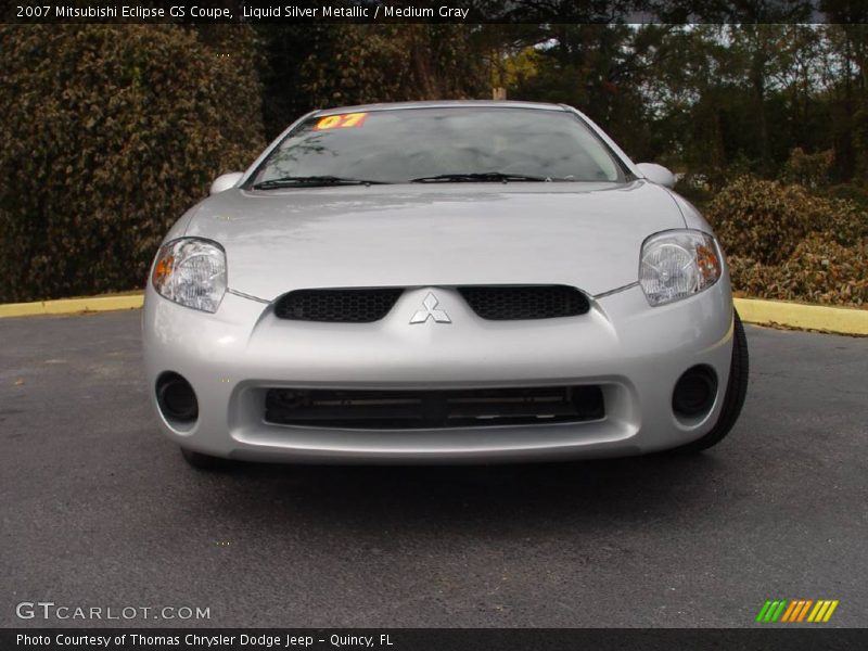 Liquid Silver Metallic / Medium Gray 2007 Mitsubishi Eclipse GS Coupe