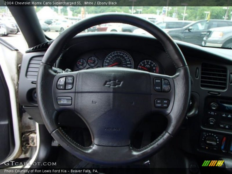 White / Ebony Black 2004 Chevrolet Monte Carlo Supercharged SS
