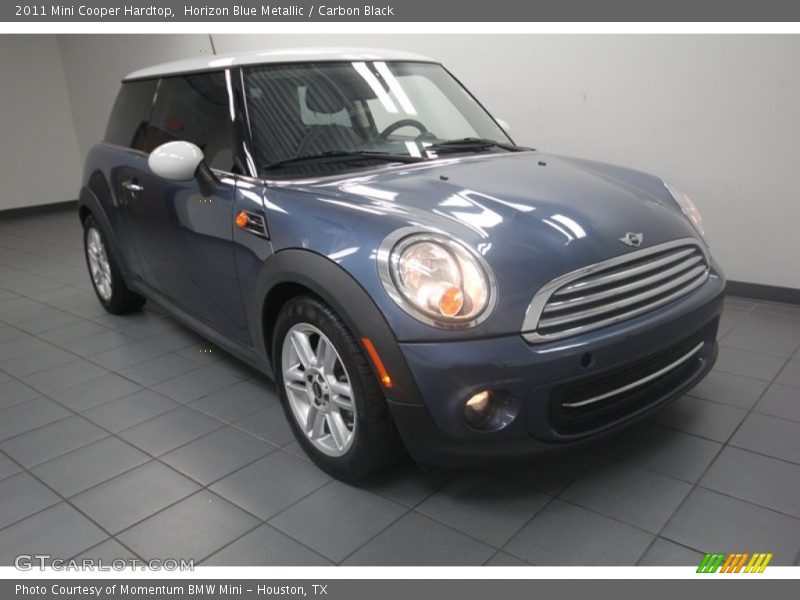 Horizon Blue Metallic / Carbon Black 2011 Mini Cooper Hardtop