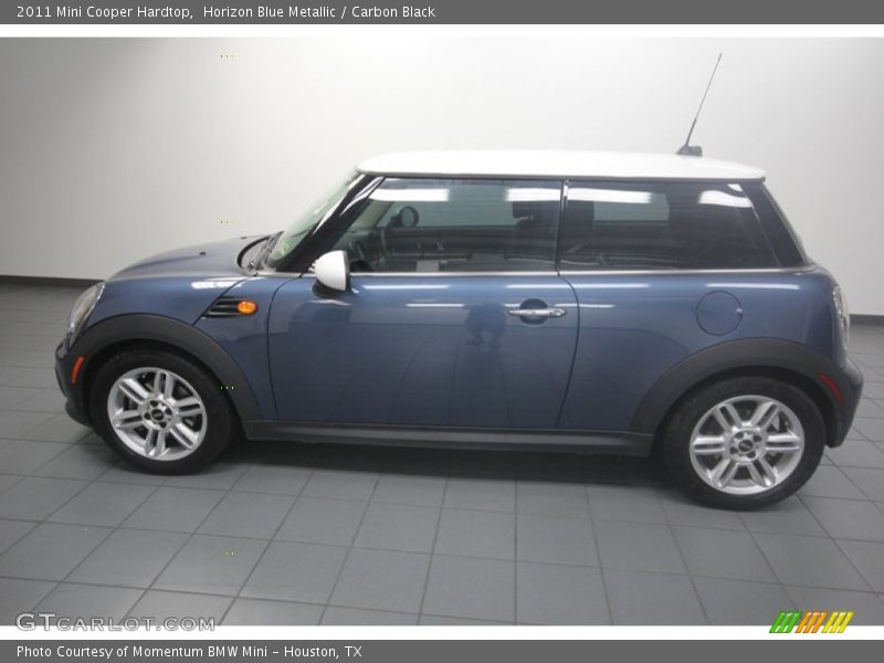 Horizon Blue Metallic / Carbon Black 2011 Mini Cooper Hardtop