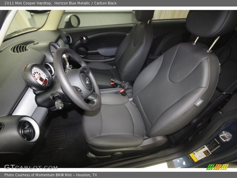 Horizon Blue Metallic / Carbon Black 2011 Mini Cooper Hardtop
